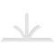 Ekena Millwork Richland Architectural Grade PVC Gable Bracket, 72"W x 39"H x 4"D x 4"F, 13/12 Pitch GBP072X39X0404RIC00 - alternate 2